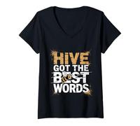 Womens Hive Got The Best Words Spelling Competition Student ---- V-Neck T-Shirt