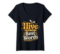 Womens Hive Got The Best Words Spelling Competition Student ----- V-Neck T-Shirt