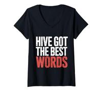 Womens Hive Got The Best Words Spelling Competition Student |- V-Neck T-Shirt