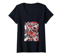 Women's Ho Chi Minh City Vietnam V-Neck T-Shirt