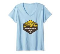 Women's Hocking Hills State Park Ohio V-Neck T-Shirt