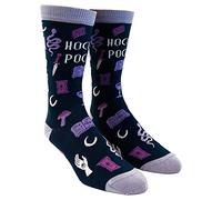 Women's Hocus Pocus Occult Socks Funny Halloween Part Tarot Card Spirits Ghost Graphic Novelty Footwear Black