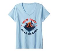 Women's Holding Poses Longer Than A Midwest Goodbye V-Neck T-Shirt