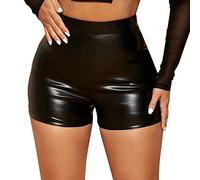 Women'S Holiday Essentials Walking Shorts for Women Women's Casual Summer Drawstring Comfortable Fashion Leather Tight Sexy Leisure Outdoor Shorts Ladies Exercise Shorts Mid Length Shorts Women