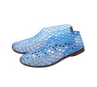 Women's Hollow Flat Jelly Sandals Bird-Nest Ballet Soft Plastic Shoe