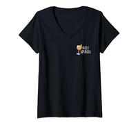 Womens HOLY APEROLI HOLY APEROLY I OFFICIAL SPRITZ CLUB. Fun V-Neck T-Shirt