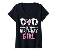 Womens Holy Cow, I'm a Birthday Child, Father of the V-Neck T-Shirt