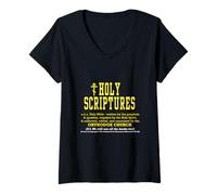 Womens Holy Scriptures - We Use All The Books V-Neck T-Shirt