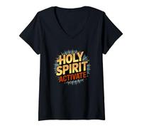 Women's Holy Spirit Activate V-Neck T-Shirt