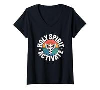 Women's Holy Spirit Activate V-Neck T-Shirt
