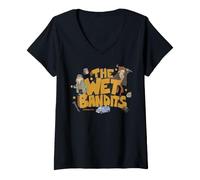 Women's Home Alone Bandits Christmas V-Neck T-Shirt