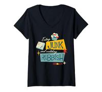 Women's Home Alone Junk Christmas V-Neck T-Shirt