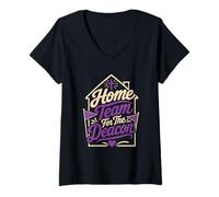 Women's Home Team for The Deacon Ministry Spouse V-Neck T-Shirt