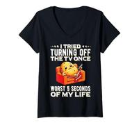 Women's Homebody Couch Potato V-Neck T-Shirt