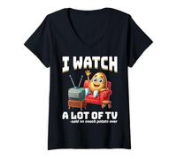 Women's Homebody Couch Potato V-Neck T-Shirt
