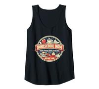 Womens Homeschool Mom Teacher Principal Funny Homeschool Mom Tank Top
