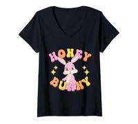 Women's Honey Bunny V-Neck T-Shirt