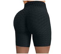 Womens Honeycomb Sports Shorts High Waist Yoga Booty Shorts Scrunch Butt Lifting Hot Pants Anti Cellulite Gym Activewear Dancing Yoga Leggings Cycling Tights Athletic Slim Fit Workout Pants