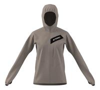 Women's hooded fleece adidas Terrex Techrock Marron M