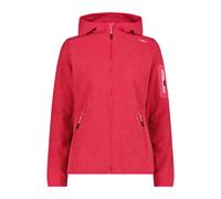 CMP Melange Knit-Tech Heavy Hooded Fleece Intense Pink Women - XXS