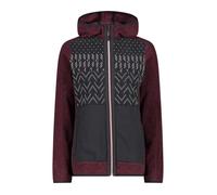Women's hooded fleece CMP Rouge 2XS