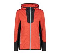 Women's hooded fleece CMP Unlimitech Grid Tech Rouge XS