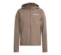 Women's hooded fleece jacket adidas Terrex Xperior Climawarm+ Marron M
