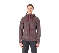 Women's hooded fleece Rab Amy Rouge 2XL