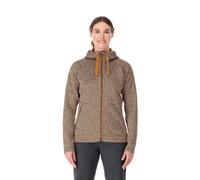 Women's hooded fleece Rab Amy Marron XL