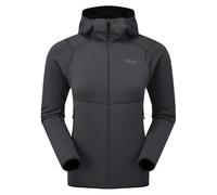 Women's hooded fleece Rab Evolute Noir XL
