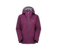 Rab Women's Firewall Mountain Jacket - Lightweight Waterproof Hooded Coat for Climbing & Hiking - Mulberry - 10