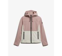 Women's hooded hiking jacket Superdry Colourblock Rose S
