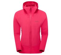 Rab Women's Borealis Hoody Jacket - Lightweight Water-Repellent Coat for Hiking & Climbing - Watermelon - 16