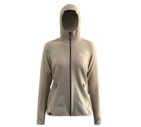 Women's hooded jacket Salewa Puez Merino Beige M