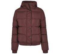 Women's hooded jacket Urban Classics puffer Rouge XS