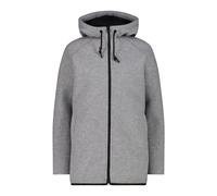 Women's Hooded Marl Fabric Jacket CMP Gris D38