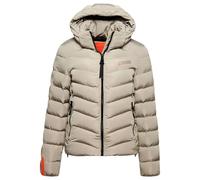 Superdry Microfibre Padded Jacket Beige XS Woman