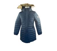 Superdry Fuji Mid Length Puffer Jacket Blue XS Woman