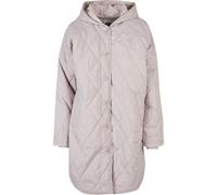 Women's hooded parka Urban Classics Oversized Diamond Quilted Gris M
