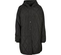 Women's hooded parka Urban Classics Oversized Diamond Quilted Noir S