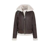 Womens Hooded Sheepskin Jacket B3 Flying Leather RAF Aviator Pilot