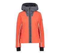 Women's Hooded Ski Jacket in Twill CMP Orange 2XL