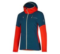 Women's hooded ski jacket La Sportiva Session Tech Bleu S