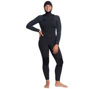 Roxy 5/4 Swell Natural - Women Black Hooded Chest Zip Wetsuit