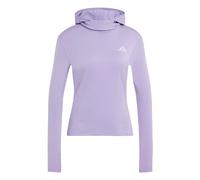 adidas Women's Adi365 Running Essentials Winterized Hooded Long Sleeve Sweatshirt, magic lilac, S