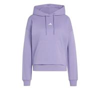 Women's hooded sweatshirt adidas Essentials Small Logo Feel Cozy Violet S