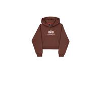 Women's hooded sweatshirt Alpha Industries Basic Big Logo Marron M