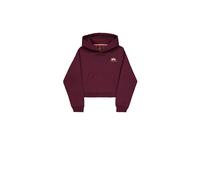 Women's hooded sweatshirt Alpha Industries Basic Rouge XS