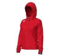 Women's hooded sweatshirt Arena Team Panel Rouge M