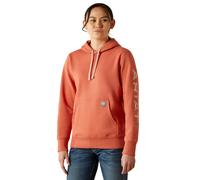 Women's hooded sweatshirt Ariat Rebar Graphic Orange M